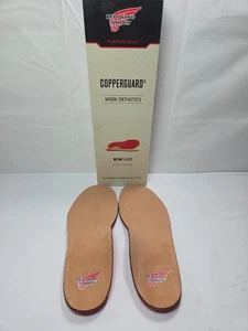 Red Wing Copperguard Orthotic Insole RW 420 Size 8 Replacement Insoles  - Picture 1 of 5