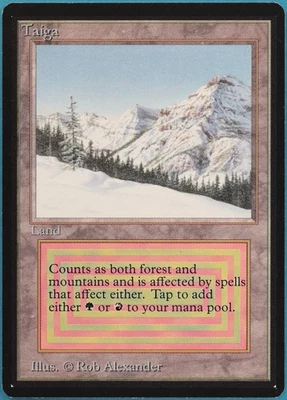 Taiga Beta MINT (Reserved List Dual Land MTG Magic Card) (317559) ABUGames - Image 1 of 2