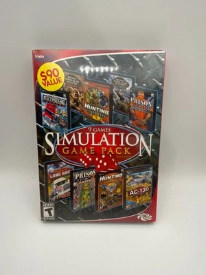 Simulation Game Pack 9 Sims Games - New Sealed DVD - Image 1 of 3