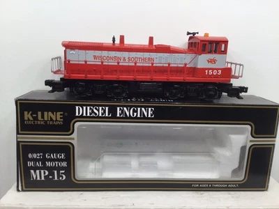 K-line WISCONSIN AND SOUTHERN MP15/Custom painted/with flashing LED on roof - Image 1 of 4