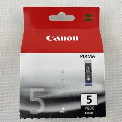 Canon Pixma PGI-5 PGBK 5 Black Ink Cartridge Pixma Series Tracked Postage - Image 1 of 4