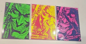 BATMAN THREE JOKERS 1-3 Complete 1:25 Variant Set Green Yellow Pink Johns Fabok - Picture 1 of 2