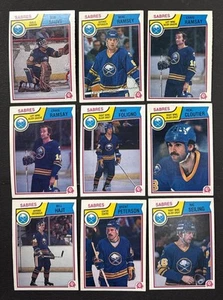 1983-84 O-Pee-Chee OPC Hockey - Lot Of 9 Cards -   Buffalo Sabres - Picture 1 of 2