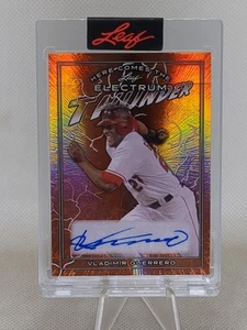 2024 VLADIMIR GUERRERO Leaf Electrum Autograph Auto /15 ANGELS Encased Sealed - Picture 1 of 3