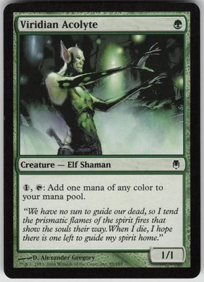 Viridian Acolyte C Darksteel 89 NM - Image 1 of 2