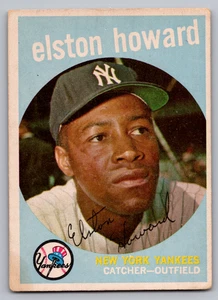 1959 TOPPS #395 ELSTON HOWARD YANKEES - Picture 1 of 3