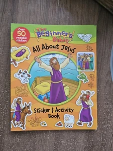 Die Anfängerbibel Alles über Jesus Sticker Aktivitätsbuch Kinderbibel Rarität - Bild 1 von 5