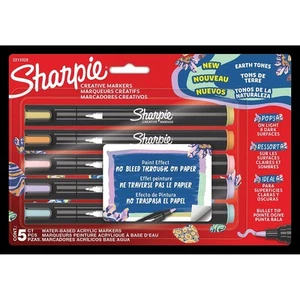 Sharpie Creative Markers Liquid Ink Marker Bullet Tip Assorted Colors 5/Pack - Picture 1 of 9