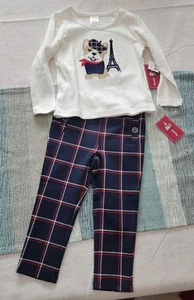 Lotto outfit bambina Gymboree Parisian Chic nuovi con etichette - 18-24M - Foto 1 di 1