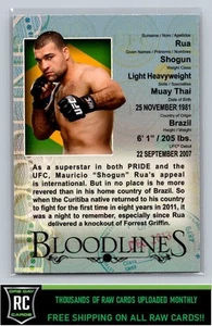 2013 Topps UFC Bloodlines Bloodlines Shogun Rua #BL-SR - Picture 1 of 2