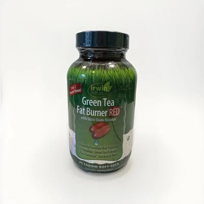 Irwin Naturals Green Tea Fat Burner RED 75 CT Liquid Softgels - Image 1 of 3