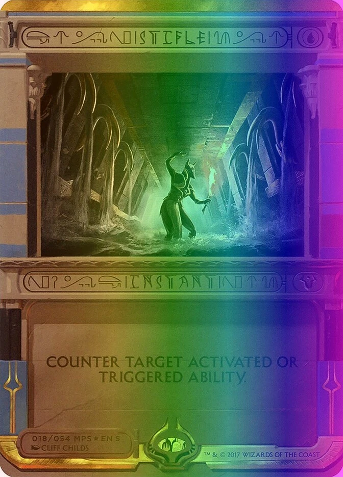 MTG Magic the Gathering Stifle (18/54) Amonkhet Invocations NM FOIL - Image 1 of 1