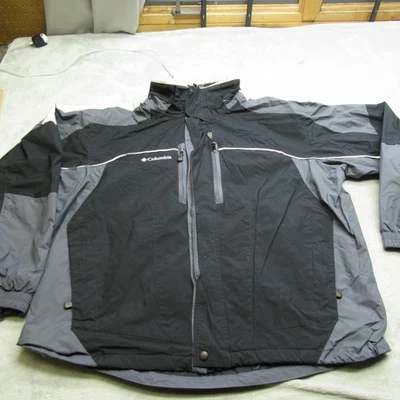Columbia Jacket Men's XL Black Full Zip Insulated Winter Waterproof 3in1 SHELL - Image 1 of 4