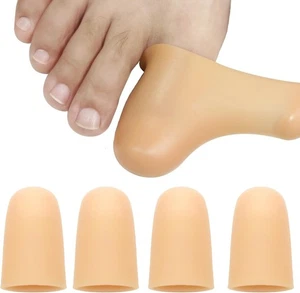 4 Pack Gel Toe Cap and Protector for Big Toe - Cushions and Protects, Toe - Picture 1 of 5