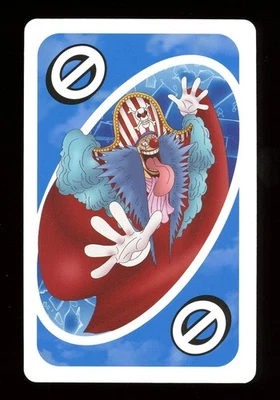 Buggy The Star Clown BLUE Skip ONE PIECE Mattel Orig Japanese UNO Card Near Mint - Image 1 of 2