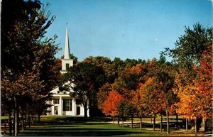 Postcard Old Sturbridge Village Green Massachusetts - Picture 1 of 2