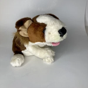 FOLKMANIS Puppet Lucky Dog 11” Hand Plush Puppy Retired - Picture 1 of 10