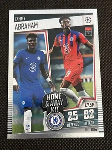 2020-21 Topps Match Attax 101 Home & Away Kit #180 Tammy Abraham - Chelsea - Picture 1 of 2