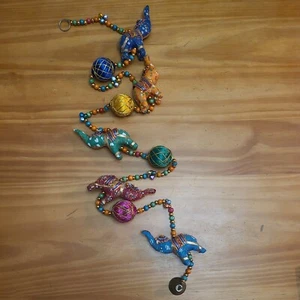 Handmade Indian Traditional Elephant Wall Door Window Hanging Gift For Home 48" - Picture 1 of 8