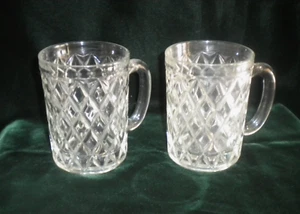 PAUL SEBASTIAN RARE COFFEE MUGS X 2 DIAMOND PATTERN 12 OZ BOX30 - Picture 1 of 5