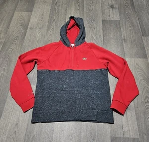 Lacoste 1/4 Zip Hoodie - Mens Medium ( 4 ) - Great Condition - Picture 1 of 8