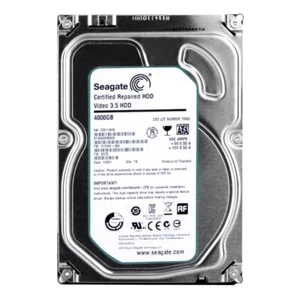 Disque Dur Seagate Video 3.5 HDD ST4000VM000 4TB 5900U/Min 64MB SATA III 3.5'' - - Photo 1/3