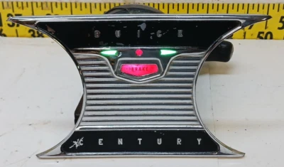 Bisel de tablero de luz de freno de señal de giro GM 1167313 1954-55 Buick Century (908) OEM Foto 1 de 4