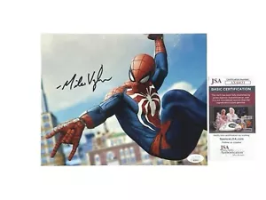 Spider-Man Web of Shadows selten Mike Vaughn signiert 8x10 Videospiel Foto JSA COA - Bild 1 von 2