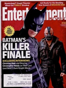 ENTERTAINMENT WEEKLY JULY 2012 BATMAN'S KILLER FINALE Christian Bale Dark Knight - Picture 1 of 1