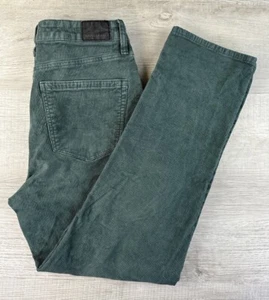 American Eagle Mom Straight Jean Stretch Grn Corduroy Pants Womens 6 R (28X26.5) - Picture 1 of 24