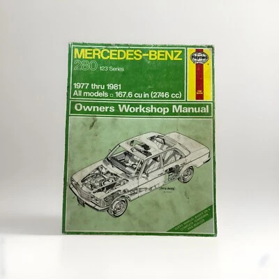 Mercedes-Benz 280 1977-1981 taller reparación manual cableado diagramas motor aire acondicionado Foto 1 de 4