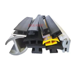 1 Meter H type rubber sealing strip shock weatherstrip glazing caulking strip - Picture 1 of 9