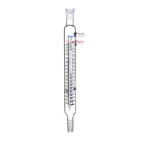 300mm,24/40,Glass Spiral Reflux Condenser,New Advance Chemistry Lab Glassware - Picture 1 of 5