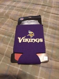 MINNESOTA VIKINGS KOOZIE CAN COOLER FLAT - Picture 1 of 2