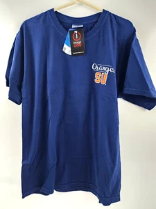 Image One NCAA Syracuse University Orange Men's L Navy Short Sleeve Tee Shirt - Picture 1 of 6