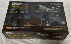 Travelscope 60AZ National Park Foundation Travel Scope 60 w/Backpack-Celestron - Picture 1 of 4