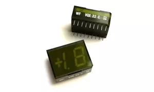 VQE22 C Green 7-Segment LED Display -- Common Anode (2 pieces) - Picture 1 of 3