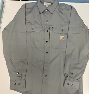 Camisa de manga larga para hombre Carhartt, gris - Imagen 1 de 4