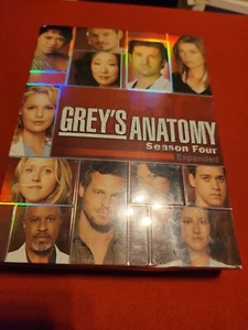 Greys Anatomy Complete Fourth Season New Sealed Extended Ed DVD 2008 5-Disc Set - Picture 1 of 2