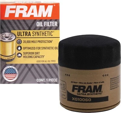FRAM Ultra Synthetic Oil Filter XG10060, for Synthetic Oil, Lasts 20k Miles - Изображение 1 из 4