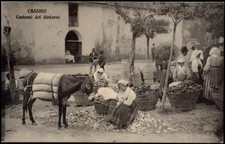 cartolina CASSINO costumi dei dintorni