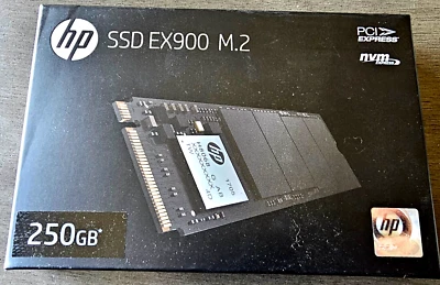 HP SSD EX900 250 GB M.2 PCIe 3.0 NVMe Solid State Drive *NEW* - Image 1 of 4