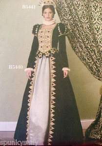 SEWING PATTERN Butterick 5440 ROYALTY QUEEN GOWN RENAISSANCE Sz 14-20 - Picture 1 of 3