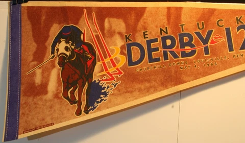 1996 Kentucky Derby 30" Pennant Full Size Churchill Downs Louisville Wincraft Cover