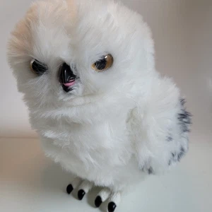 Harry Potter Enchanted Hedwig Owl Plush Tested Works Moves Sounds Descript - Picture 1 of 20