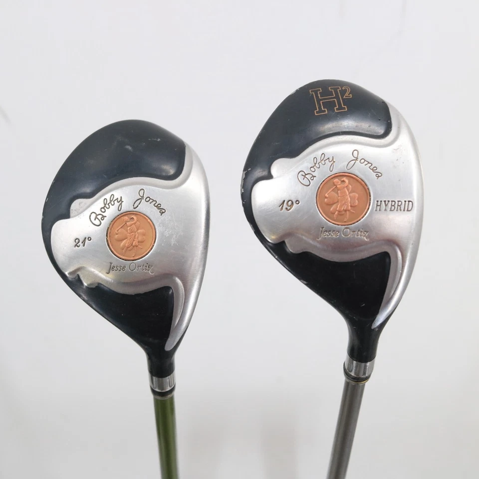 Juego híbrido Bobby Jones Jesse Ortiz 2 y 3 19 y 21 grados grafito regular diestro S-15437 Foto 1 de 4