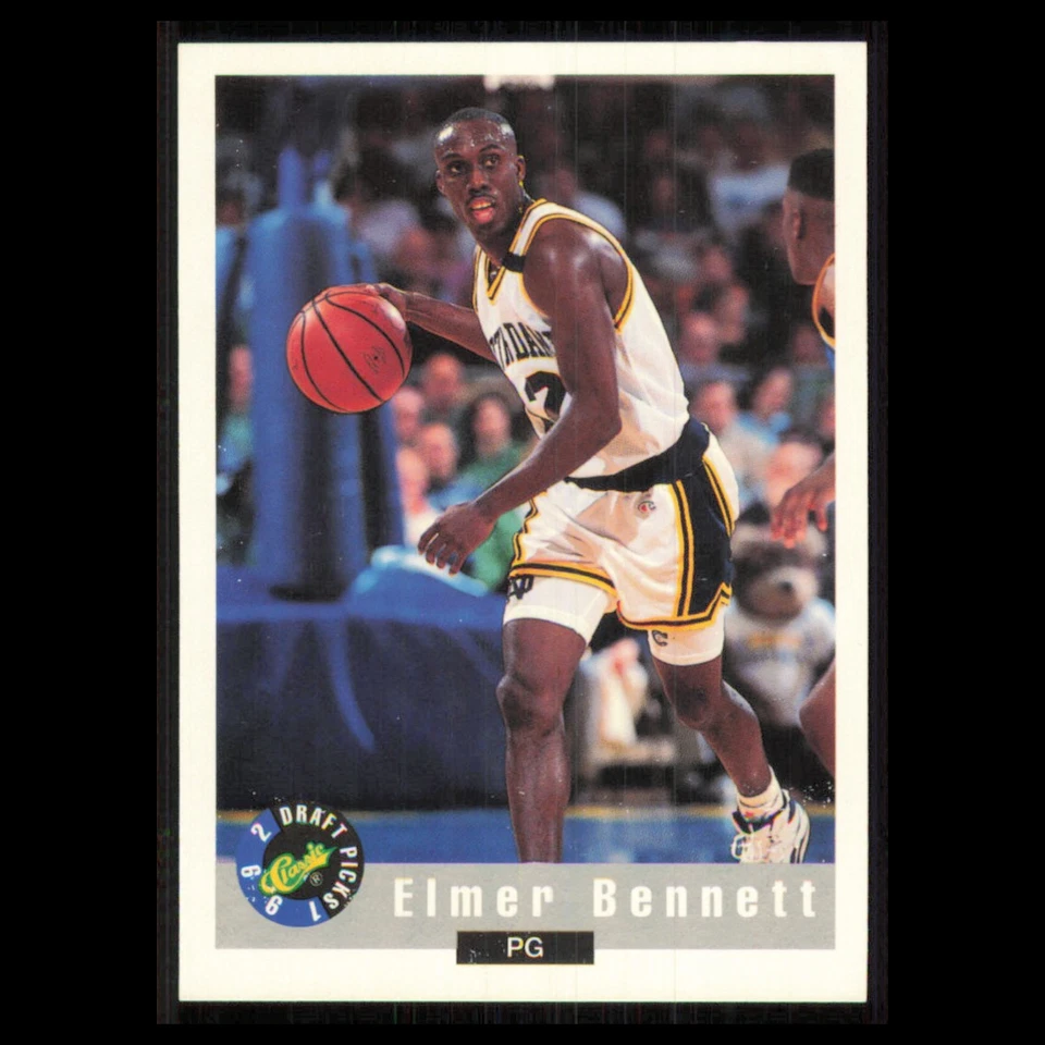 Elmer Bennett #74 1992 Classic Draft Notre Dame Fighting Irish Basketball Card - Image 1 of 3