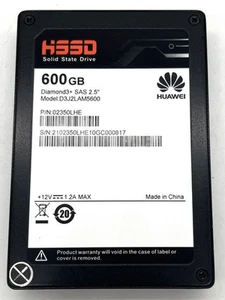Disk Huawei 600GB SSD SAS-3 2.5" 12GBPS R/W Intensive model:HSSD-D3J2LAM5600 - Photo 1/2