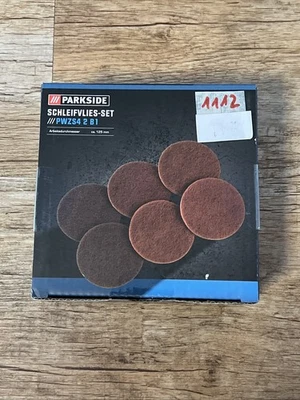 Parkside Schleifvlies-Set | ca. 125mm | NEU/OVP #1112 - Bild 1 von 2