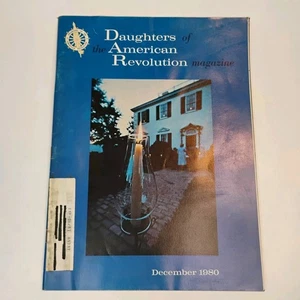 Revista DAR Hijas de la Revolución Americana Diciembre 1980 - Imagen 1 de 3